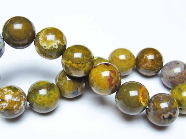 オーシャンジャスパー ブレスレット 13mm [t153-3581]