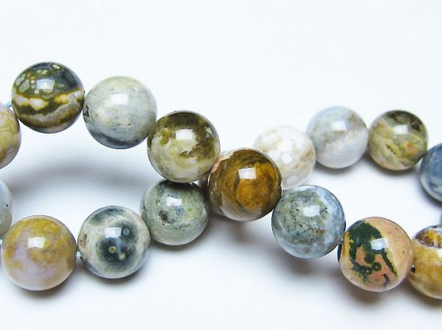 オーシャンジャスパー ブレスレット 12mm [t153-3594]