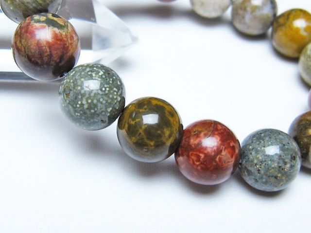 オーシャンジャスパー ブレスレット 13mm [t153-3599]