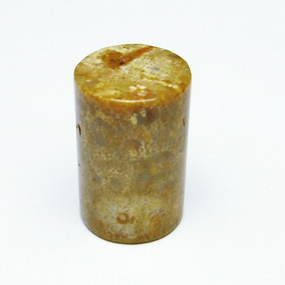 パワーストーン  フォッシルコーラル 円柱形 タンブル（穴なし） 化石珊瑚[T155-2123]