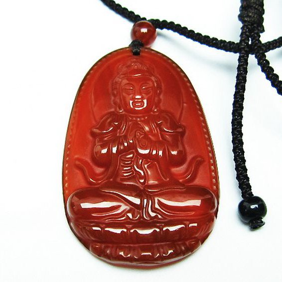 赤アゲート ペンダント[T159-1363]