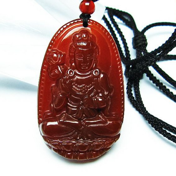 赤アゲート ペンダント[T159-1499]