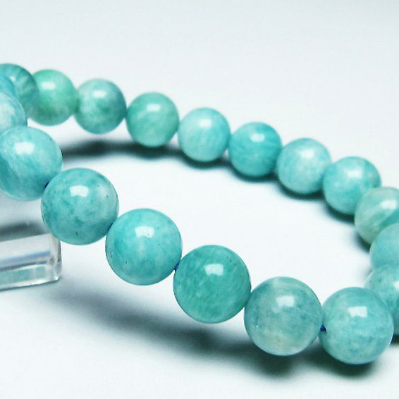 パワーストーン 天然石 アマゾナイトブレスレット10mm[T161-10724]