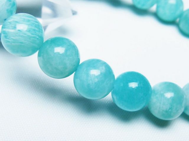 【天然希少色/最高品質】青翡翠＊約11.5mm＊　天然石ブレスレット 100109010206001.jpg