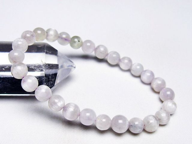 クンツァイトブレスレット 6mm [t17-6775]
