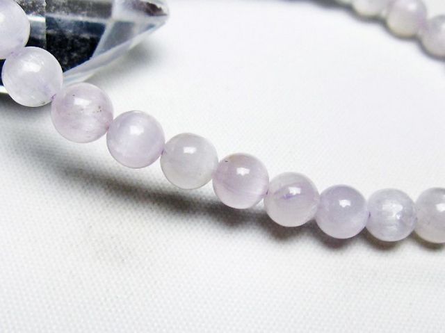 クンツァイトブレスレット 6mm [t17-6777]