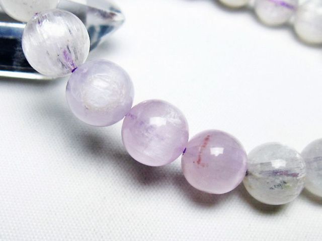 クンツァイトブレスレット 10mm [t17-6789]