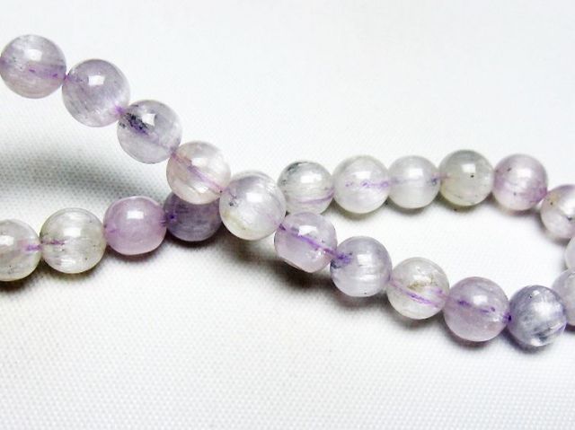 クンツァイトブレスレット 6mm [t17-6851]