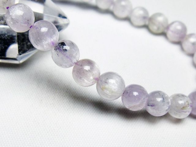 クンツァイトブレスレット 6mm [t17-6851]