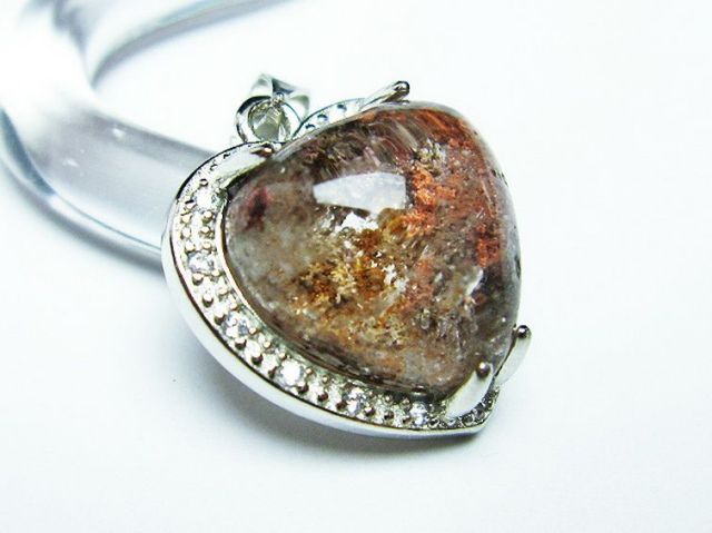 ガーデン水晶 ペンダント[T175-1760]