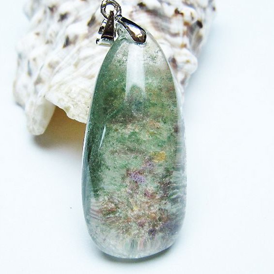 グリーンファントムペンダント [t175-2015]