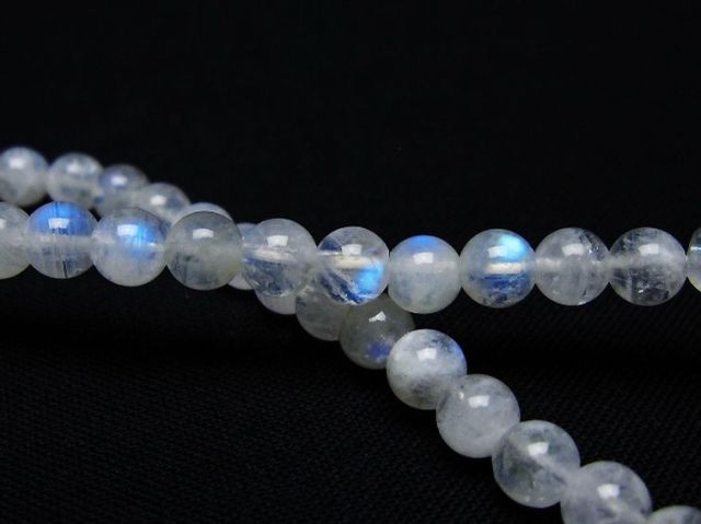 ムーンストーンブレスレット 5mm [T18-9577]