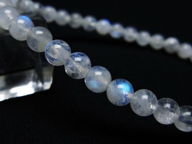 ムーンストーンブレスレット 5mm [T18-9577]