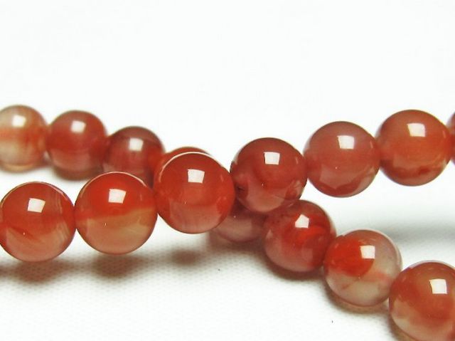 レッドアゲート 赤メノウ ブレスレット 8mm [T187-1902]