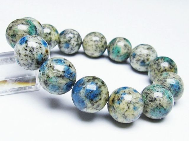 K2ストーン アズライト イン グラナイト ブレスレット 16mm [T193-3177]