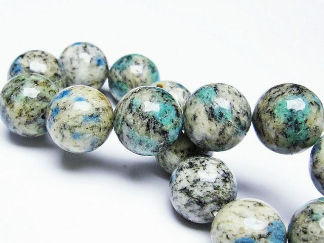 K2ストーン アズライト イン グラナイト ブレスレット 16mm [T193-3177]