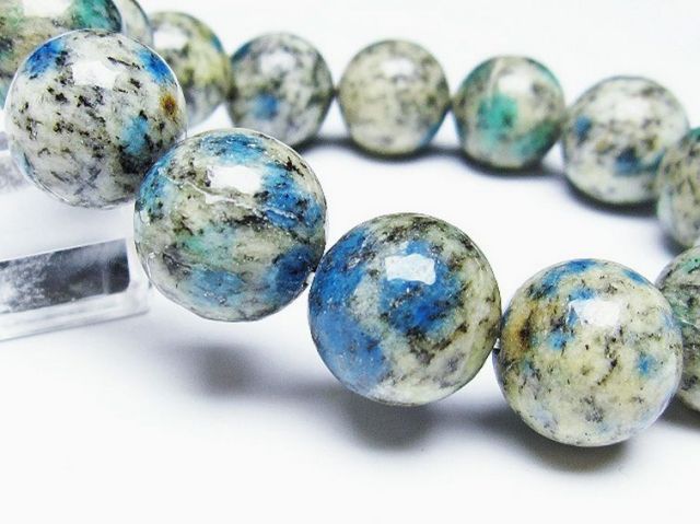 K2ストーン アズライト イン グラナイト ブレスレット 16mm [T193-3177]