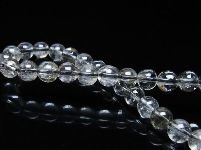 パワーストーン 天然石 放射プラチナルチルブレスレット 6mm [T205-4451]