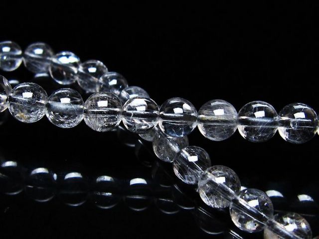 放射プラチナルチルブレスレット 6mm [t205-4568]
