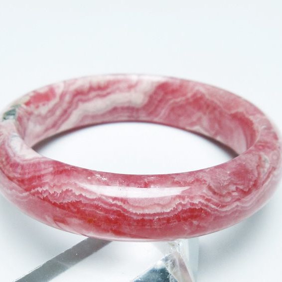 大人気新品  天然石インカローズ[ロードクロサイト]バングル ブレスレット アクセサリー