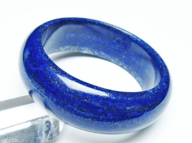 パワーストーン 天然石 ラピスラズリバングル 60mm [T207-1182]