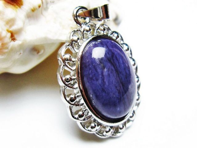 チャロアイトペンダント[T210-2555]