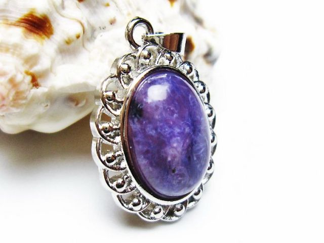 チャロアイトペンダント[T210-2606]