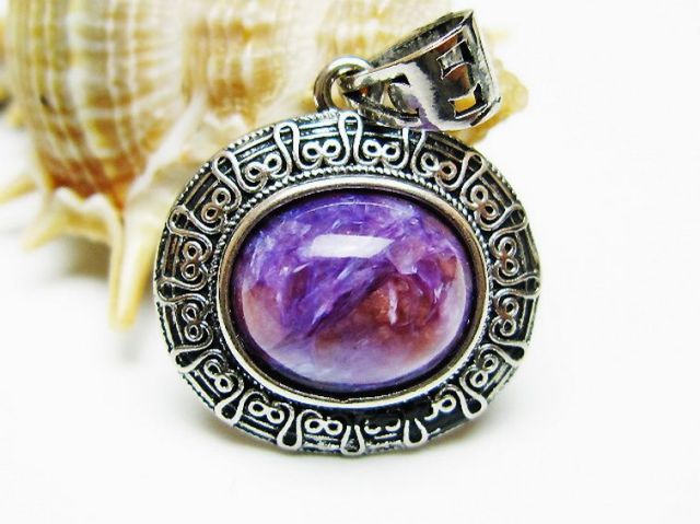 チャロアイトペンダント[T210-2930]