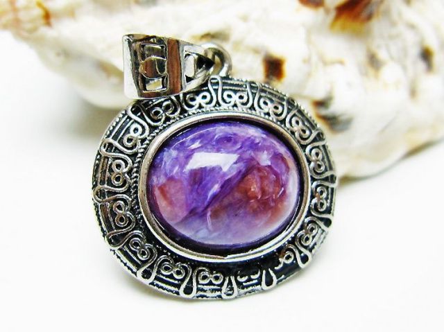 チャロアイトペンダント[T210-2930]