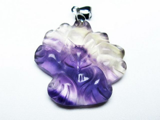 フローライト ペンダント[T211-5679]