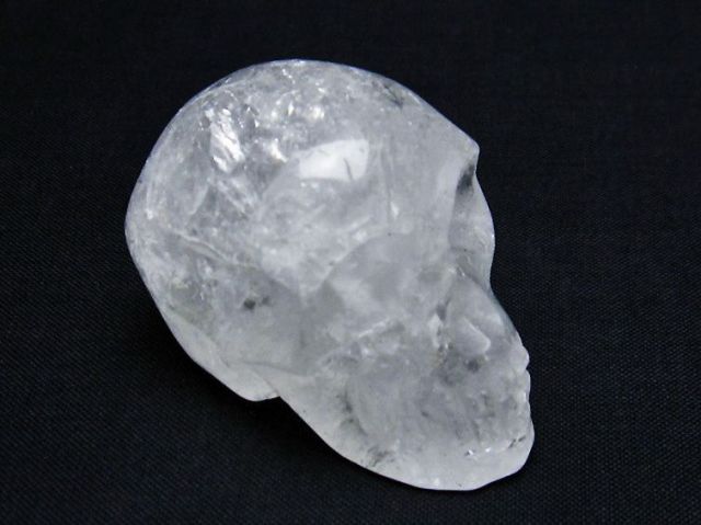ヒマラヤ水晶ドクロ[T215-3591]