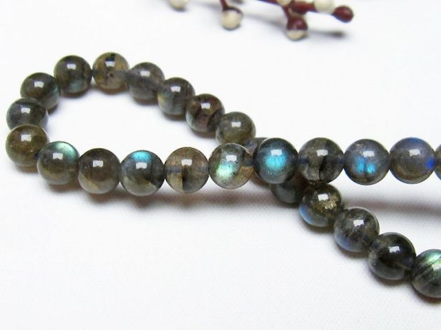 ラブラドライトブレスレット 6mm [T219-5198]