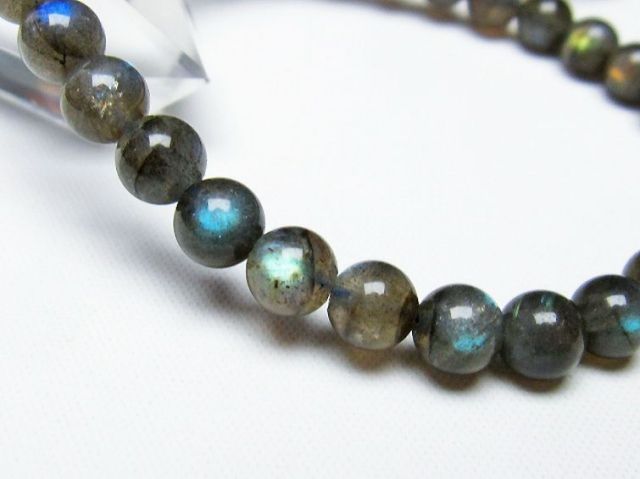 ラブラドライトブレスレット 6mm [T219-5198]