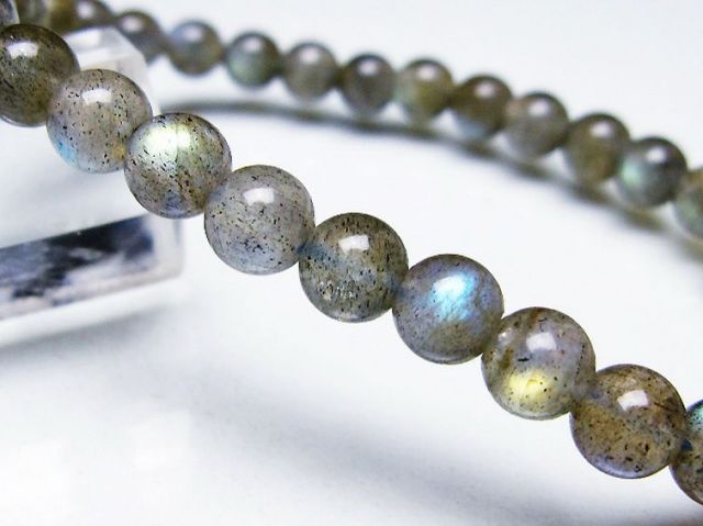 ラブラドライトブレスレット 6mm [T219-5696]