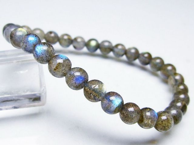 ラブラドライトブレスレット 6mm [T219-5733]