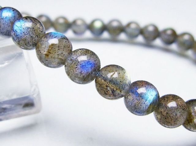 ラブラドライトブレスレット 6mm [T219-5733]