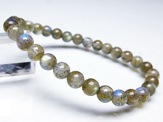 ラブラドライトブレスレット 6mm [T219-5742]