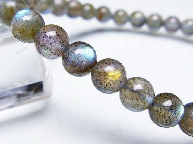 ラブラドライトブレスレット 6mm [T219-5754]