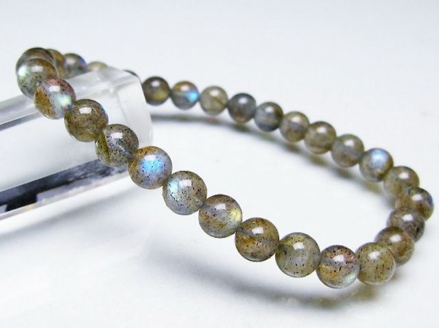 ラブラドライトブレスレット 6mm [T219-5760]