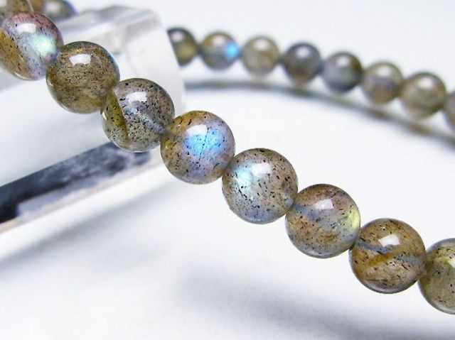 ラブラドライトブレスレット 6mm [T219-5760]