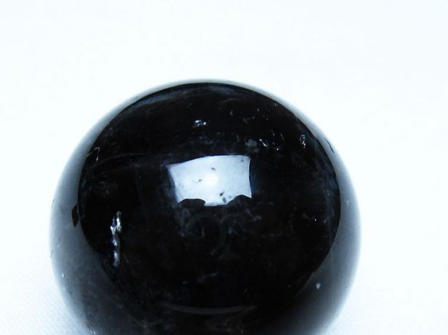 モリオン 純天然 黒水晶 丸玉 34mm [t220-10108]