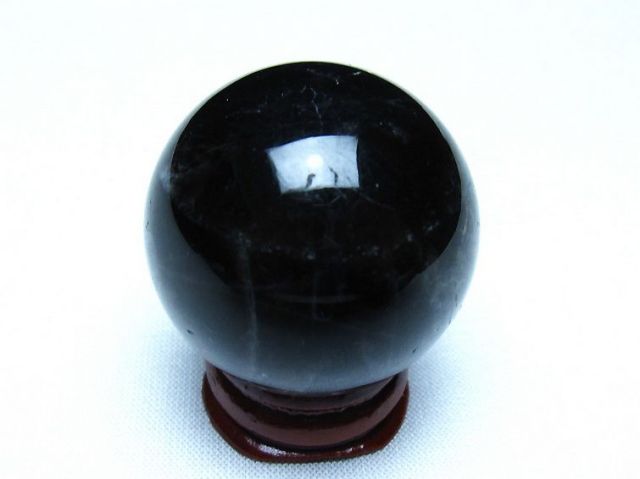 モリオン 純天然 黒水晶 丸玉 36mm [t220-10144]