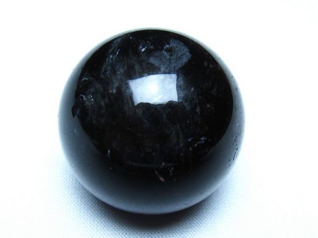 モリオン 純天然 黒水晶 丸玉 36mm [t220-10147]