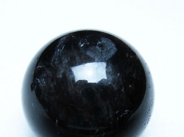 モリオン 純天然 黒水晶 丸玉 36mm [t220-10147]