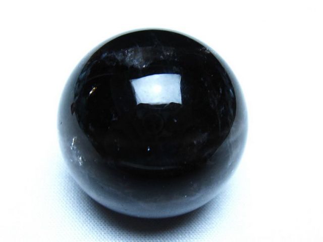 モリオン 純天然 黒水晶 丸玉 36mm [t220-10153]