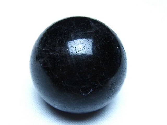 モリオン 純天然 黒水晶 丸玉 41mm [t220-10158]