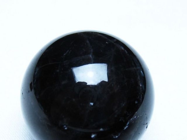 モリオン 純天然 黒水晶 丸玉 36mm [t220-10163]