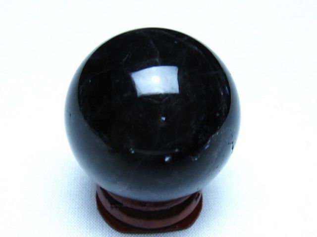 モリオン 純天然 黒水晶 丸玉 36mm [t220-10163]
