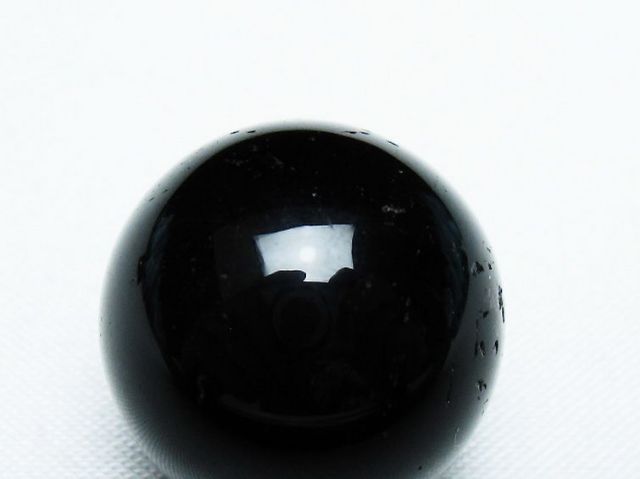 モリオン 純天然 黒水晶 丸玉 22mm [T220-8812]