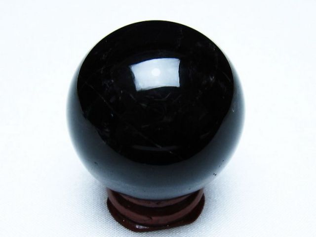 天然黒水晶丸玉(モリオンクォーツ) モリオン(黒水晶) 105mm丸玉